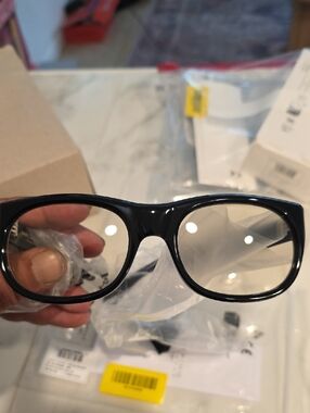 Saint Laurent 815 Romy Glossy Black And Yellow Square Optical Frames